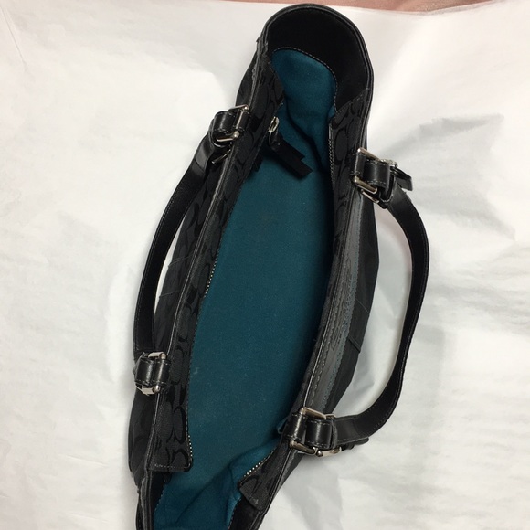 Coach Signature Shoulder Tote Bag - Picture 9 of 13